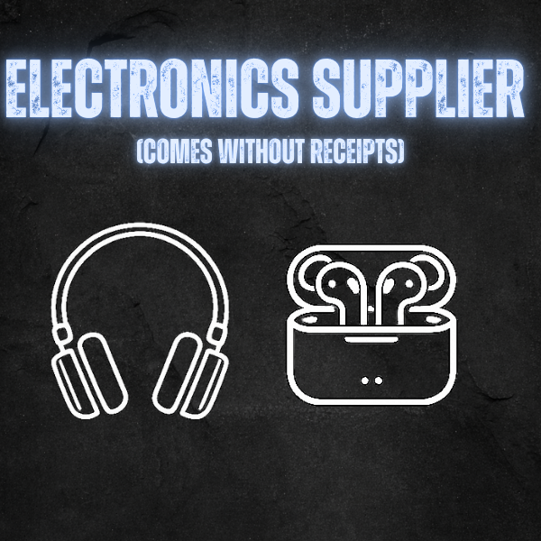 Electronics Supplier (without receipts)